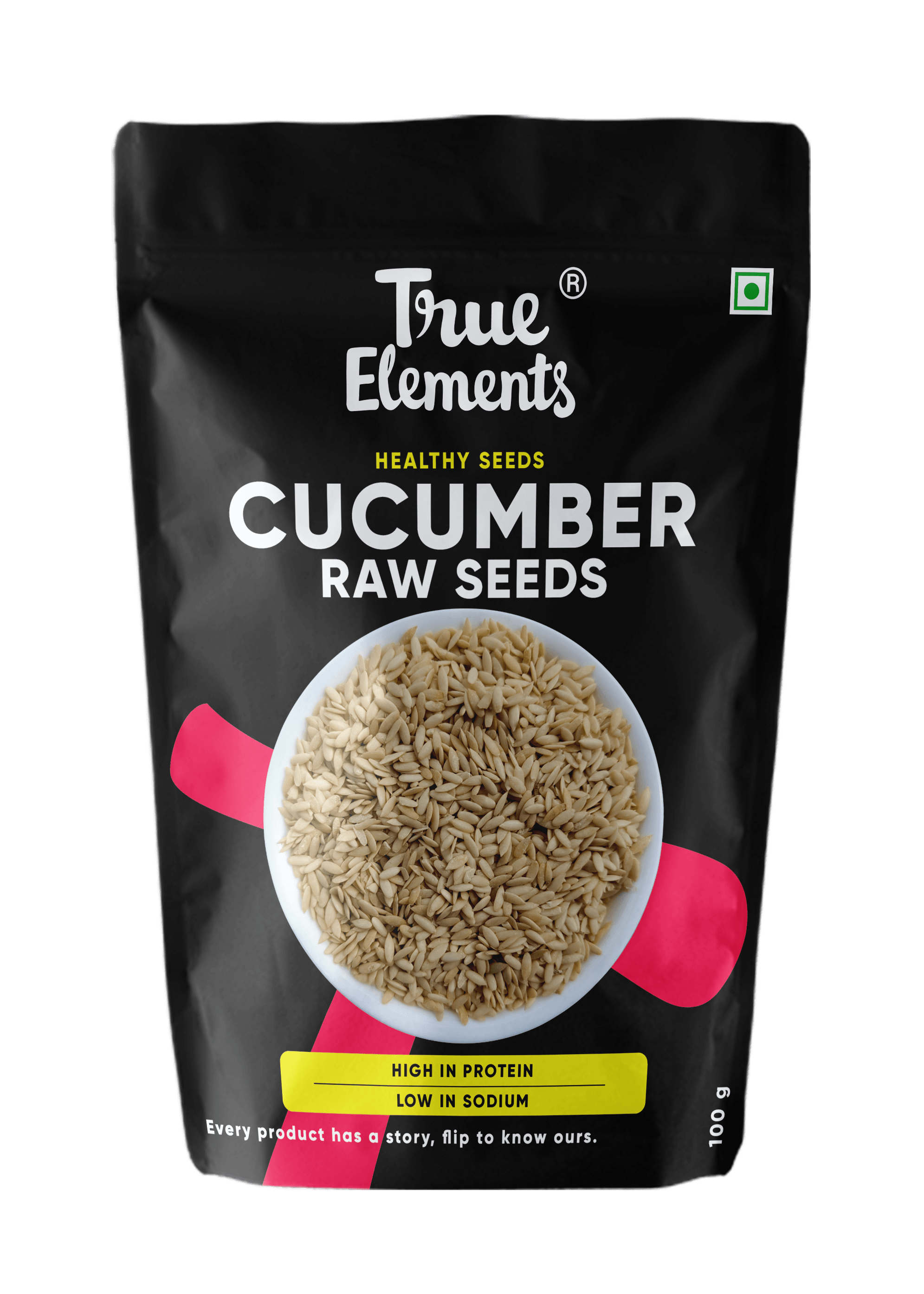 Buy True Elements Raw Cucumber Seeds 100gm Online at Best Price